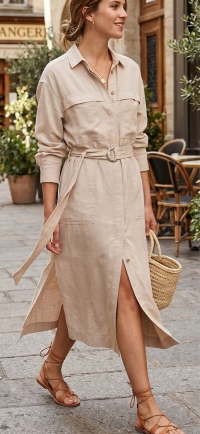 Robe chemise H&M - photo numéro 1