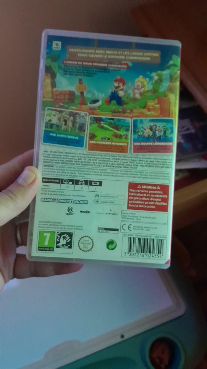 Jeux swich mario et les lapin  crétins - photo numéro 3