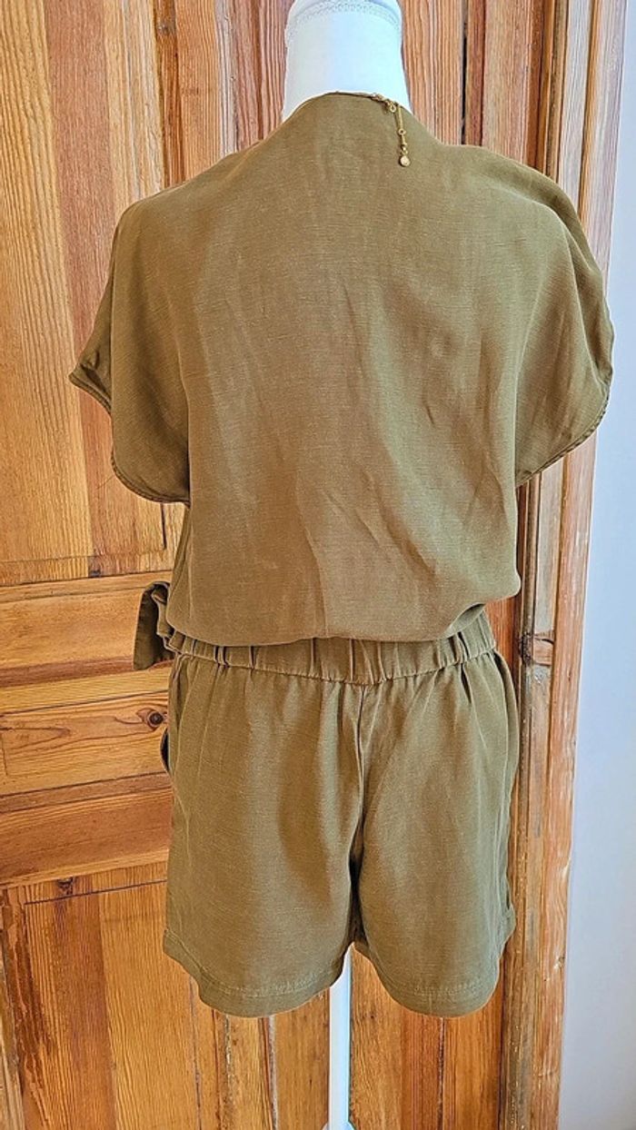 Combinaison short Mango Suit en lin S - photo numéro 3