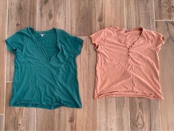 Lot 2 t-shirt allaitements vertbaudet