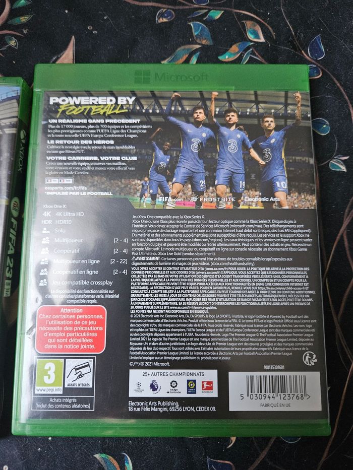 Lot 2 jeux Xbox one fifa - photo numéro 5