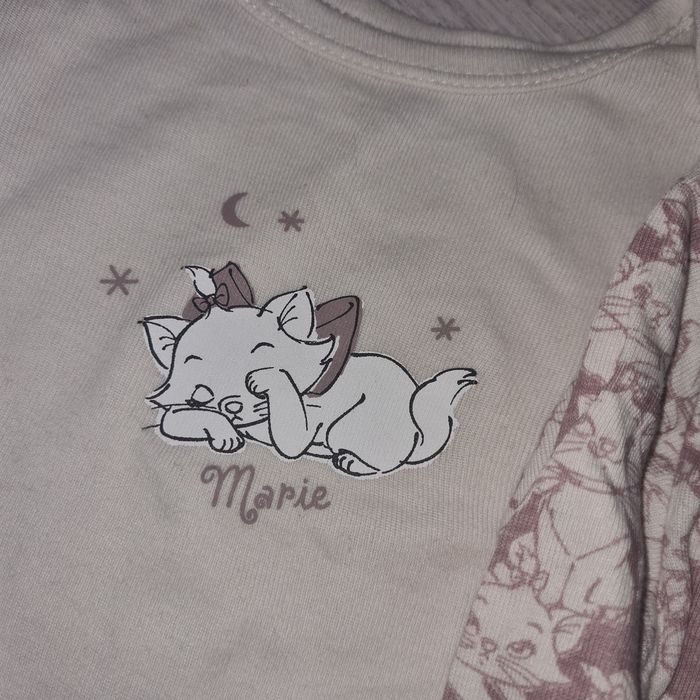 Lot de 2 bodys aristochats Marie 9 mois - photo numéro 2