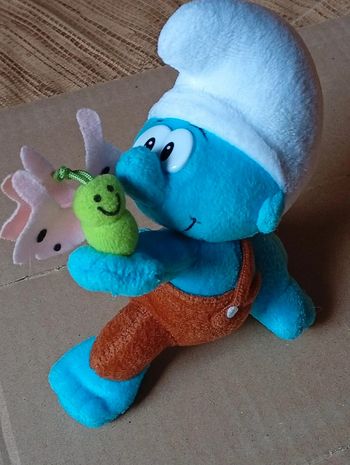 Jolie peluche Schtroumpfs authentique Peyo 2001