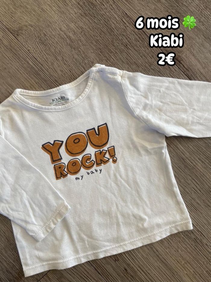 T-shirt 🍀 6 mois 🍀 Kiabi