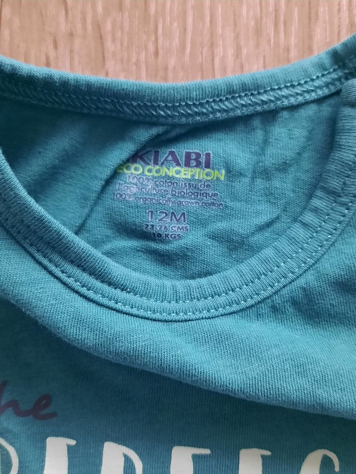 Tee shirt manche courte 12 mois
Marque kiabi - photo numéro 2
