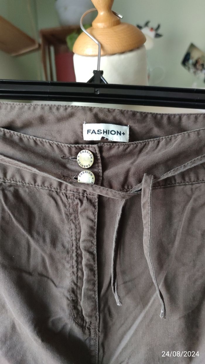 Pantalon large marron 50/52 - photo numéro 8