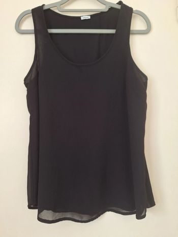 Top débardeur ample noir taille 36/38