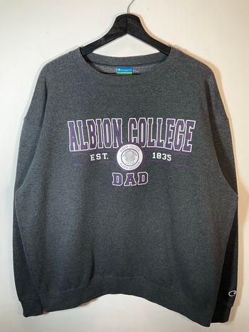 Sweat à col rond gris foncé pour homme Champion Albion College taille XL 634