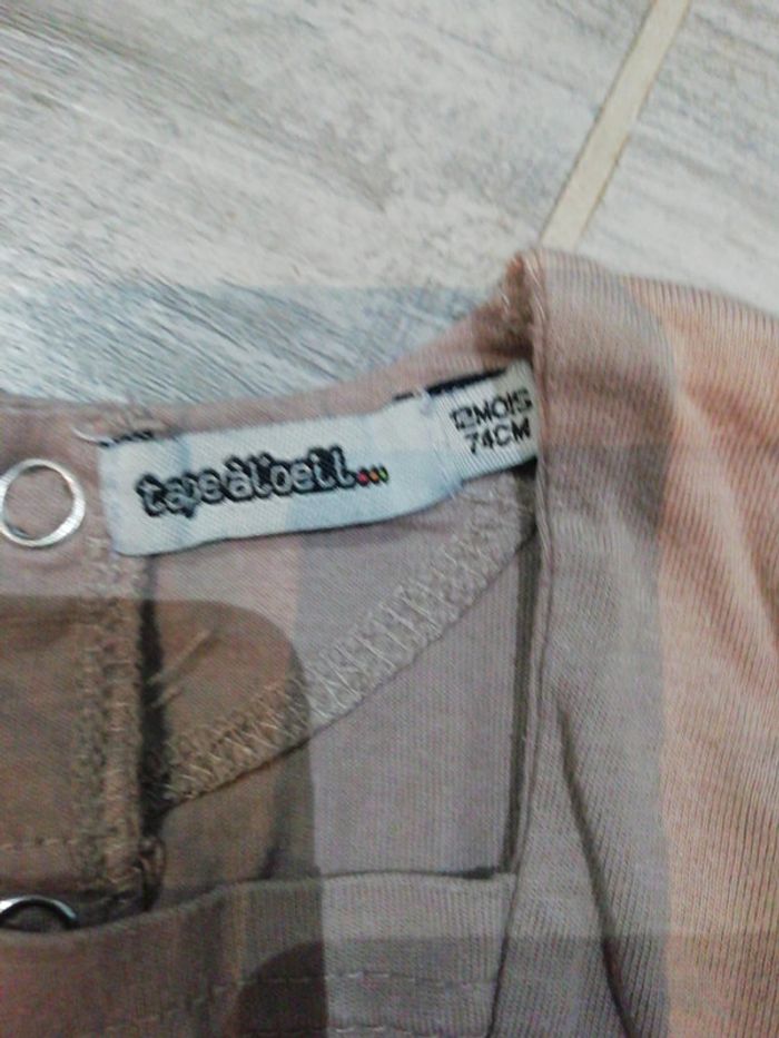 3 Hauts manches courtes 12 mois fille - photo numéro 5