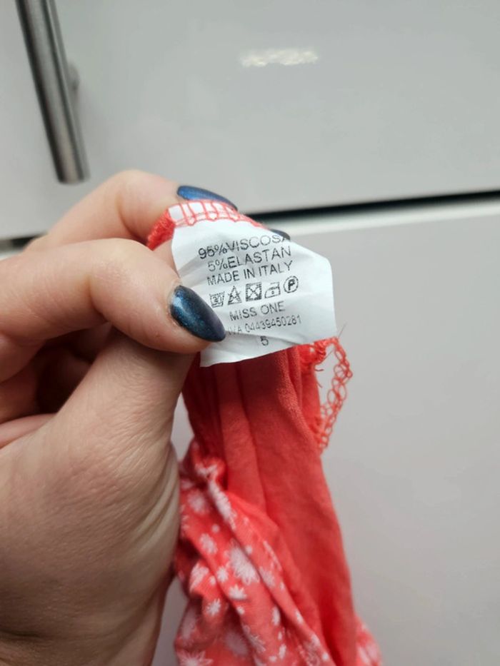 Tunique/robe dentelé au dos Miss one sans manche taille du XL - photo numéro 5