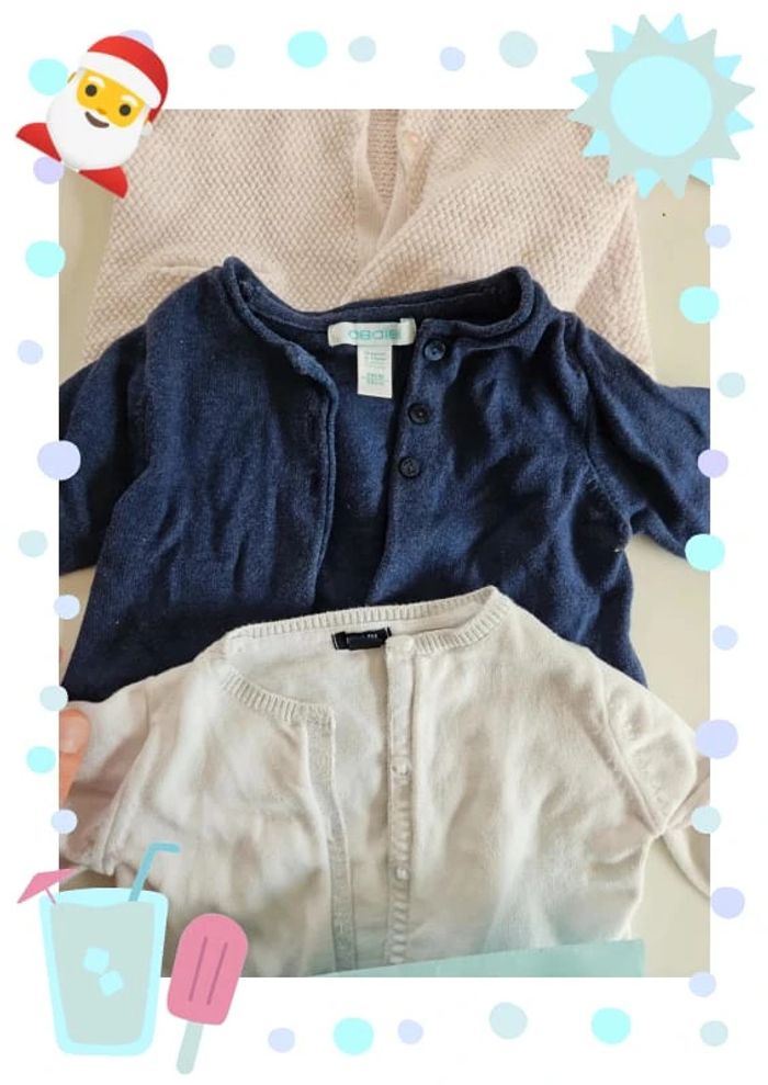 lot gilet fille 6 mois - photo numéro 3