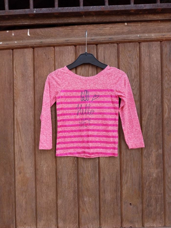 Tee-shirt manche longue fille tex 2.3 ans