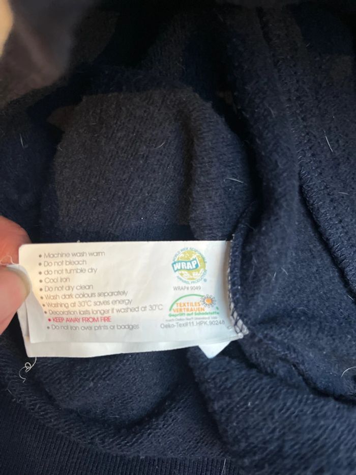 Veste fdm bleu marine et blanche taille XS - photo numéro 6