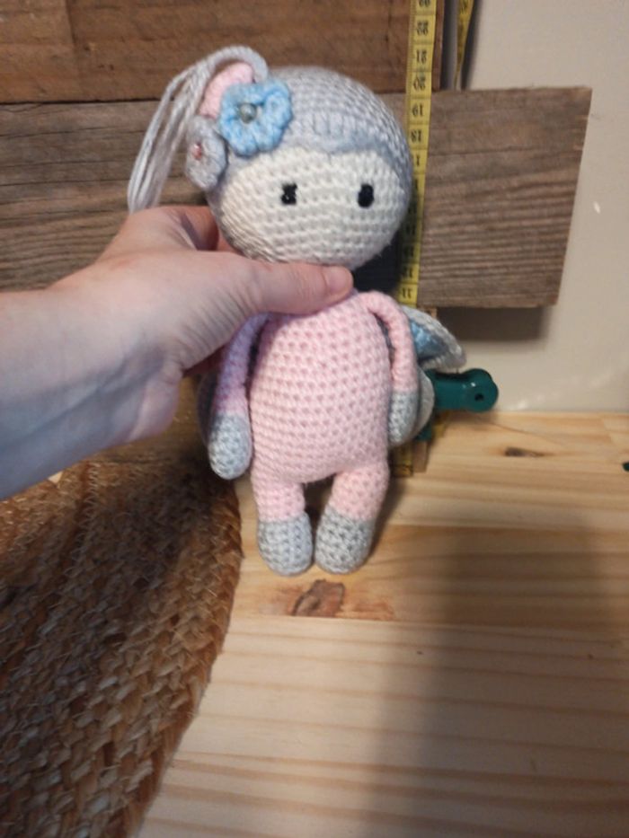 Peluche crochet papillons fait main - photo numéro 6