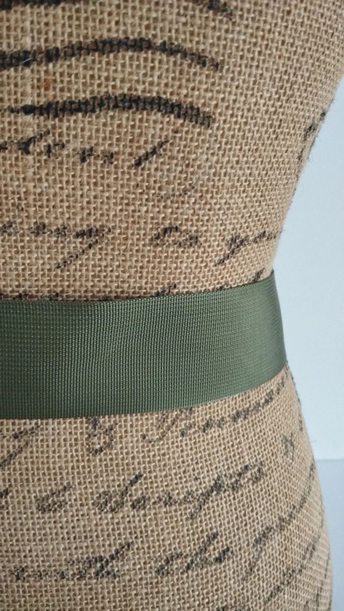 Ceinture verte kaki ajustable - photo numéro 8