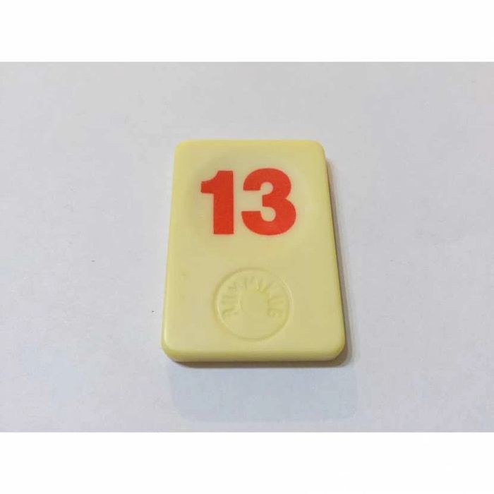 Pièce détachée tuile pion Rummikub le rami des chiffres 1986 MB - photo numéro 11