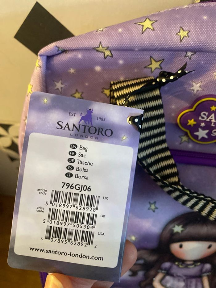 Sac santoro Gorjuss petite fille aux étoiles - photo numéro 7