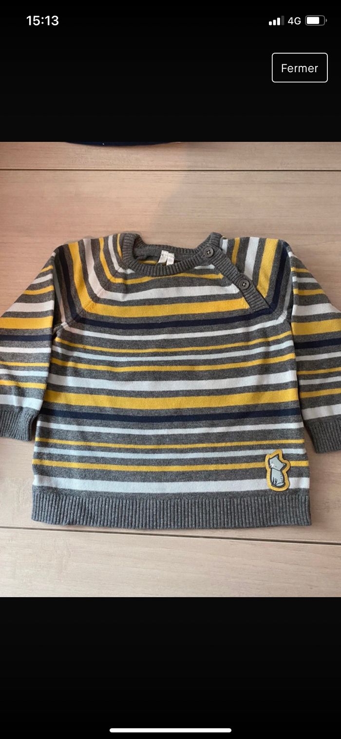 Pull garçon 23 mois