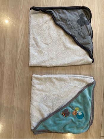 Lot de 2 capes de bain Kiabi