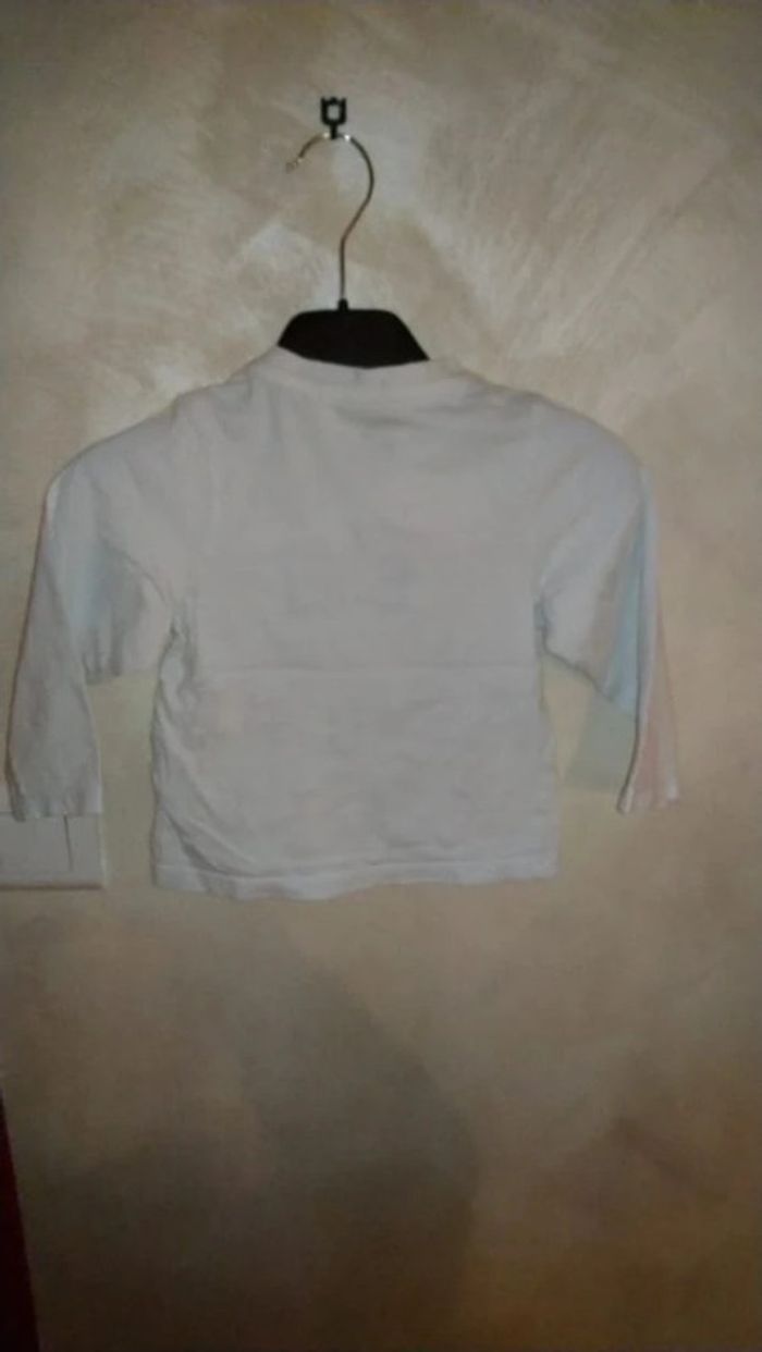 Tee shirt manches longues taille 18 mois Orchestra '' petit joueur '' - photo numéro 3