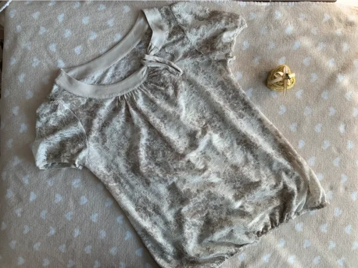 blouse MC beige crème - photo numéro 11