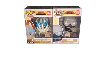 2 Funko Pop - Tomura Only in Pop & Tee 784 + Twice Back to the Toys Exclusive Spécial édition 1093