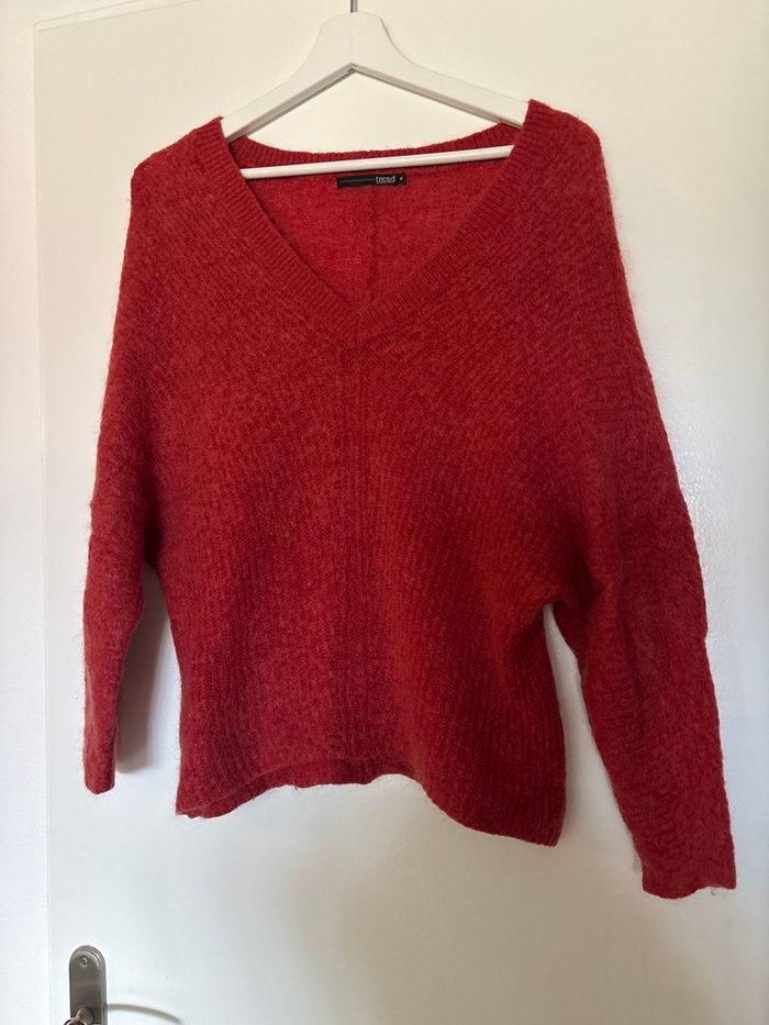 Pull mohair laine ocre maison Captain