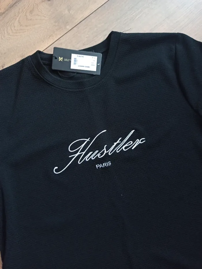 Pull fin noir homme L - photo numéro 2