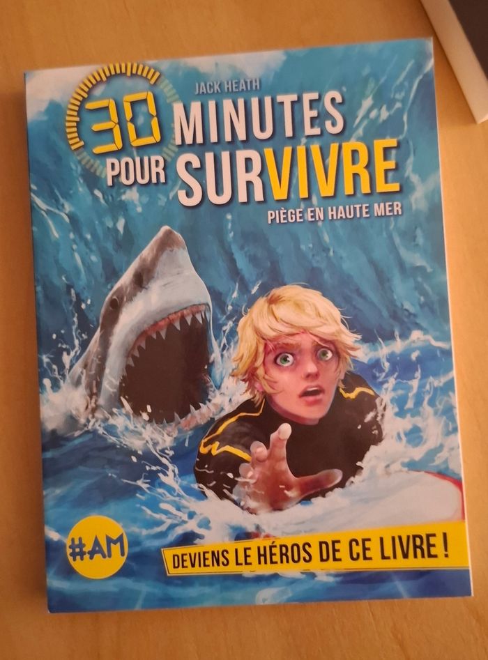 Lot de 2 livres 30 minutes pour survivre - photo numéro 2