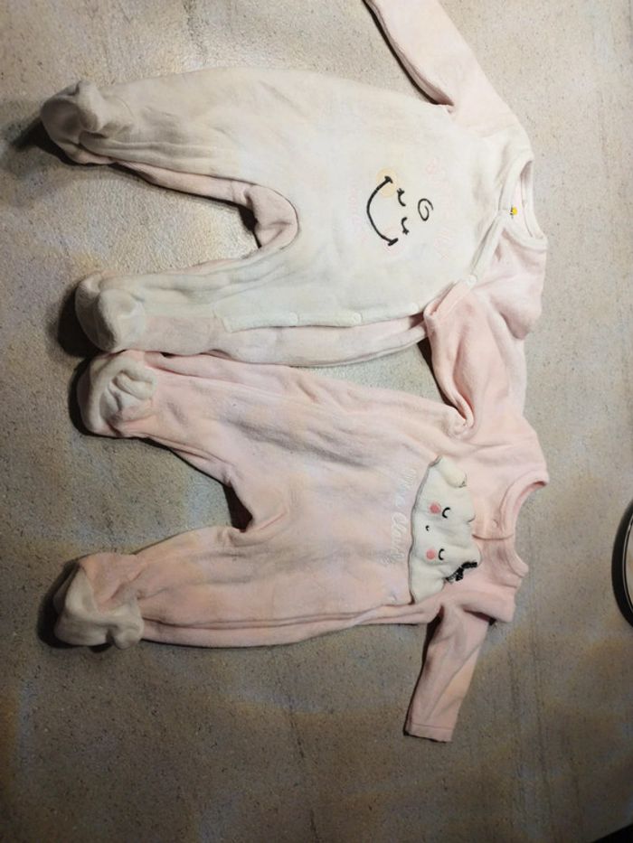Lot de 2 pyjamas 1 pièce