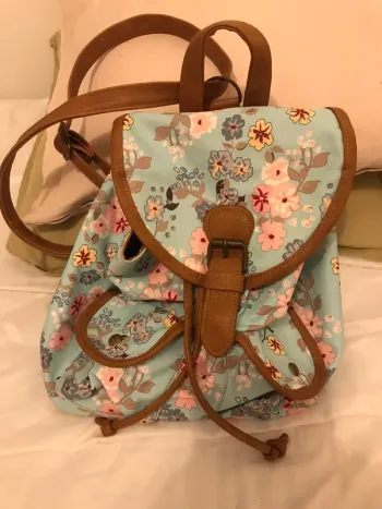 Sac à dos à fleurs