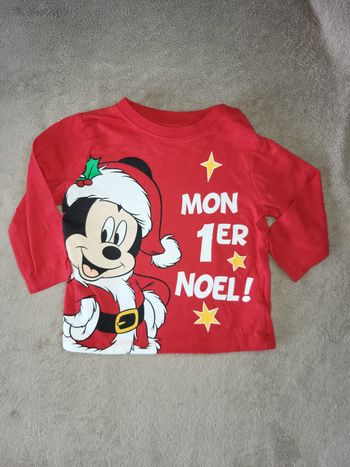 T-shirt Noël mixte 9 mois