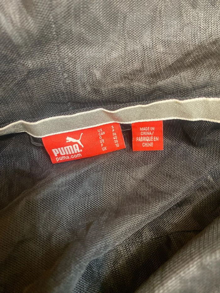 Veste coupe vent imperméable noire Puma taille 38 - n26m - photo numéro 5