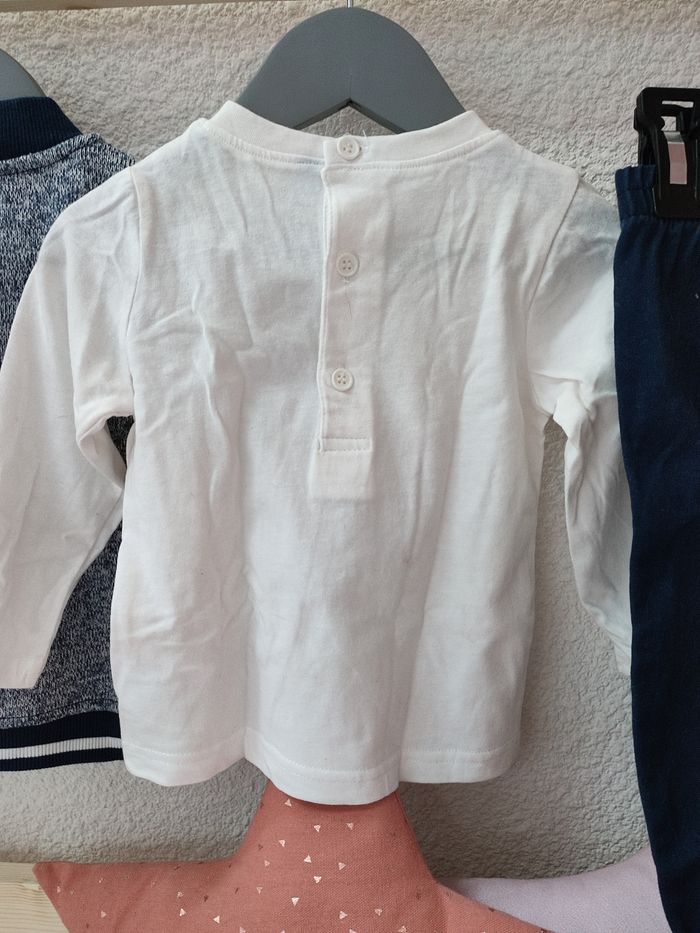 Ensemble bébé garçon - Veste + tee-shirt - jogging - 18 mois - Neuf - photo numéro 6