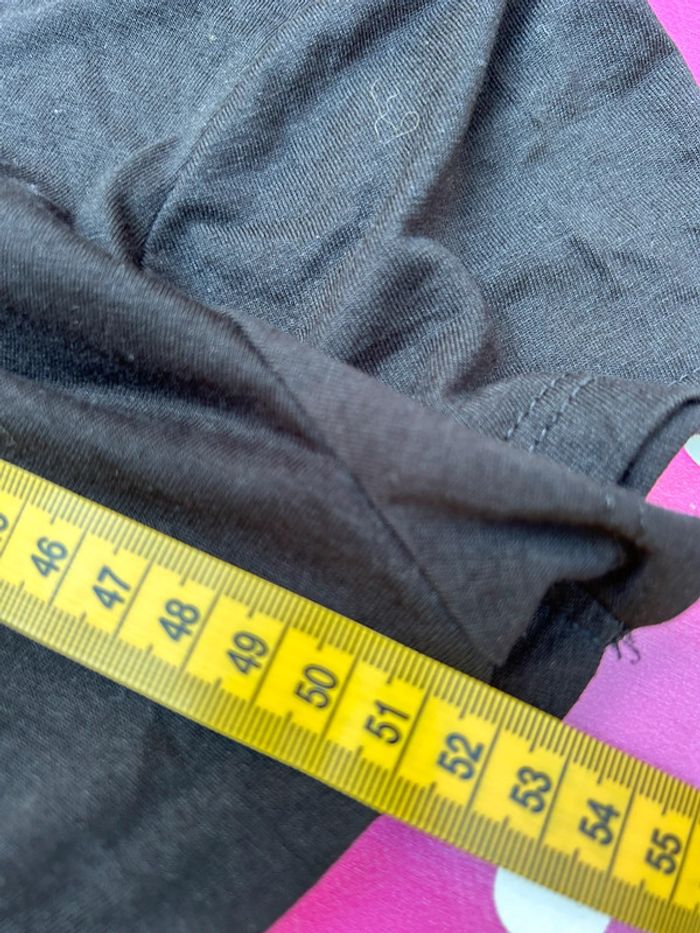 T-shirt haut noeud en bas  noir camaïeu femme taille M -38 été - photo numéro 9