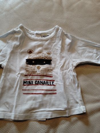 T-shirt manches longues 3 mois