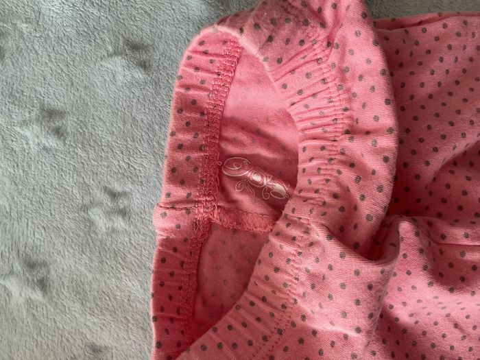 legging rose à pois gris 6 mois taille élastique u tout petits - photo numéro 7