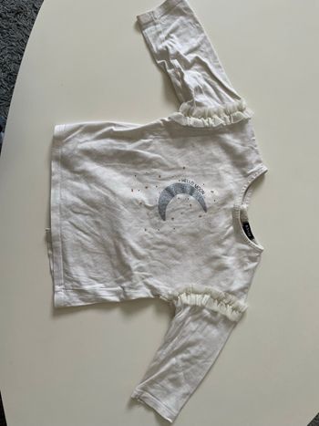 Haut écru Kiabi 12 mois