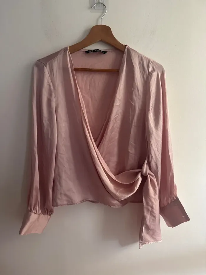 Blouse Zara, rose, taille S