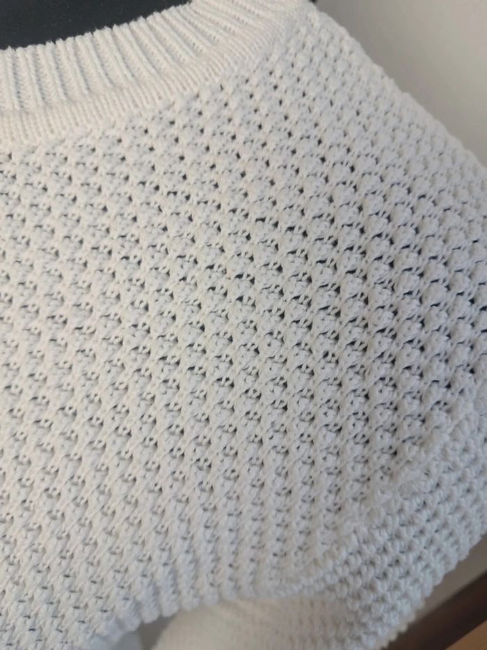 Vila pull blanc T.36/38 en tbe - photo numéro 4