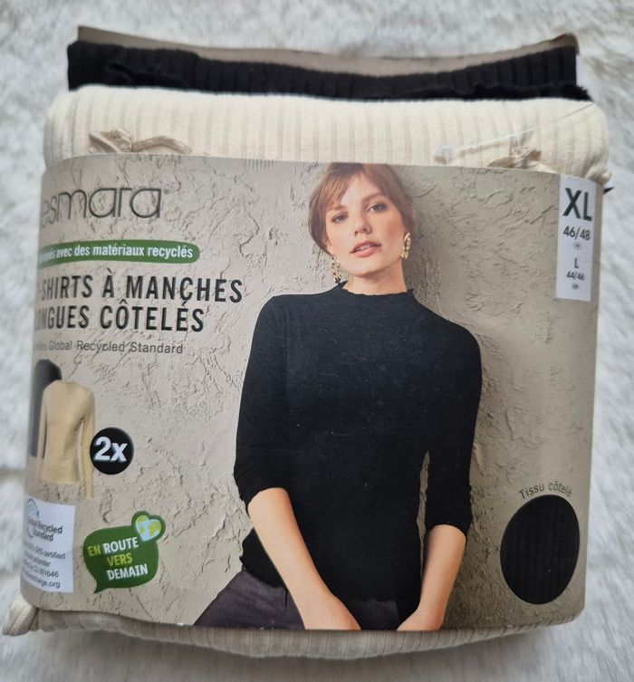 T-shirts à manches longues côtelés