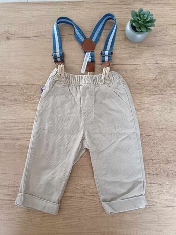 Pantalon avec bretelles