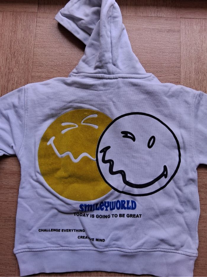 Sweat capuche logo Smiley - photo numéro 2