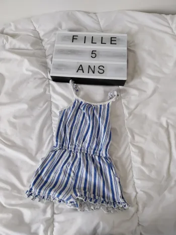 Combishort fille 5 ans