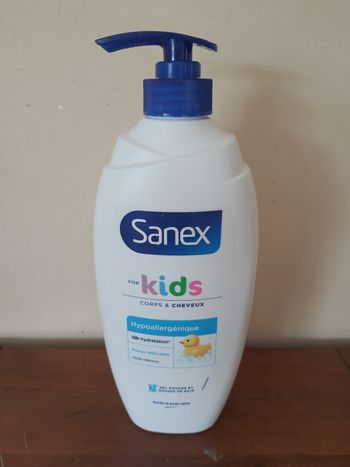 Gel douche et mousse de bain Sanex Kids dès 3 ans