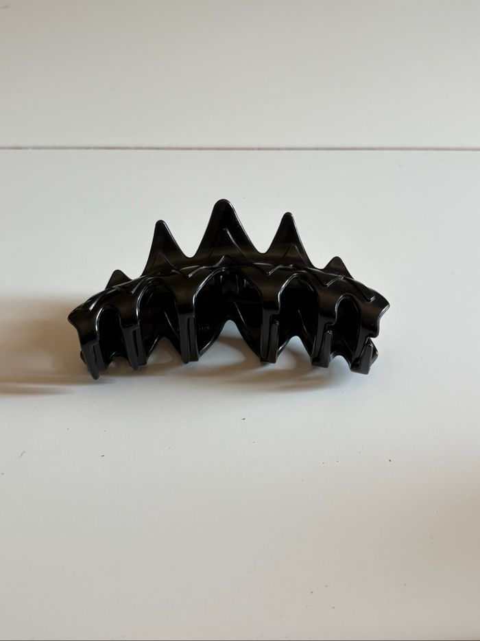 Pince à cheveux noire en plastique classique - photo numéro 2