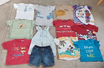 Lot de vêtements été garçon 18 mois