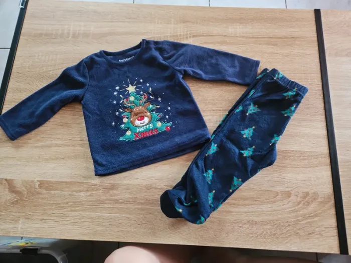 Pyjama polaire de Noël 🎄 9 mois 2 pièce bébé garçon