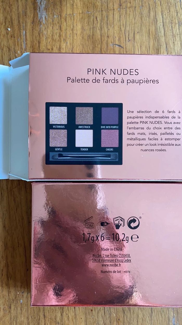Palette maquillage #nocibé# pink nude - photo numéro 5