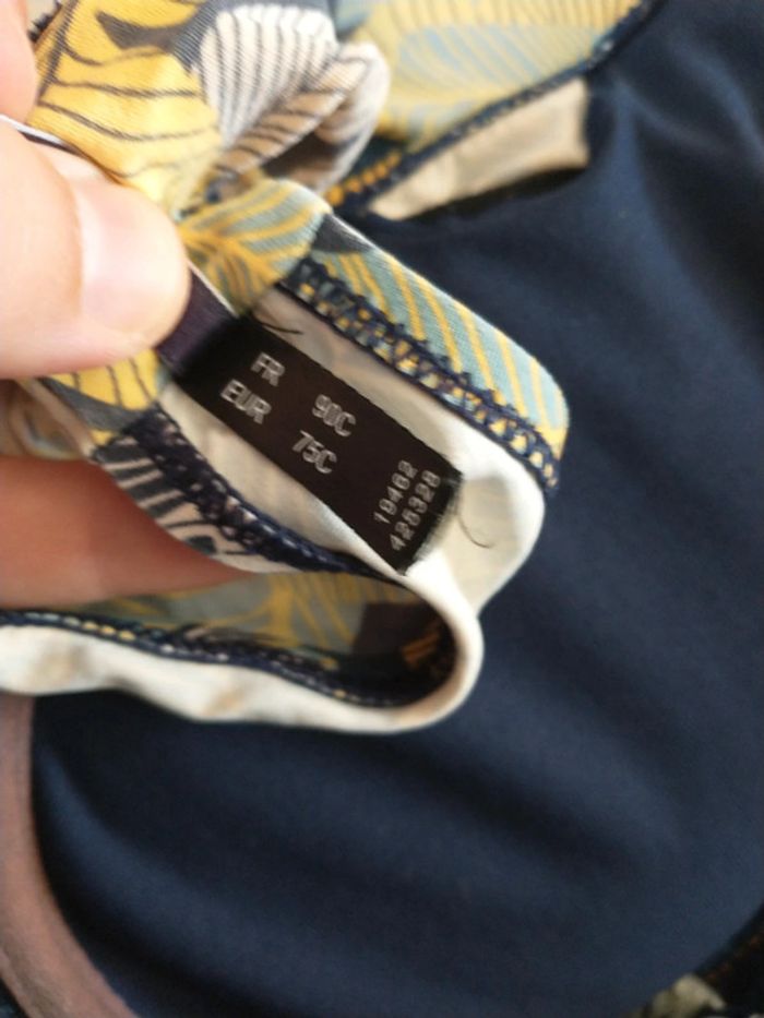 Maillot de bain rouge gorge taille 38 haut 90c - photo numéro 7